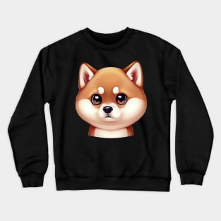 Artistic Shiba Inu Design Crewneck Sweatshirt